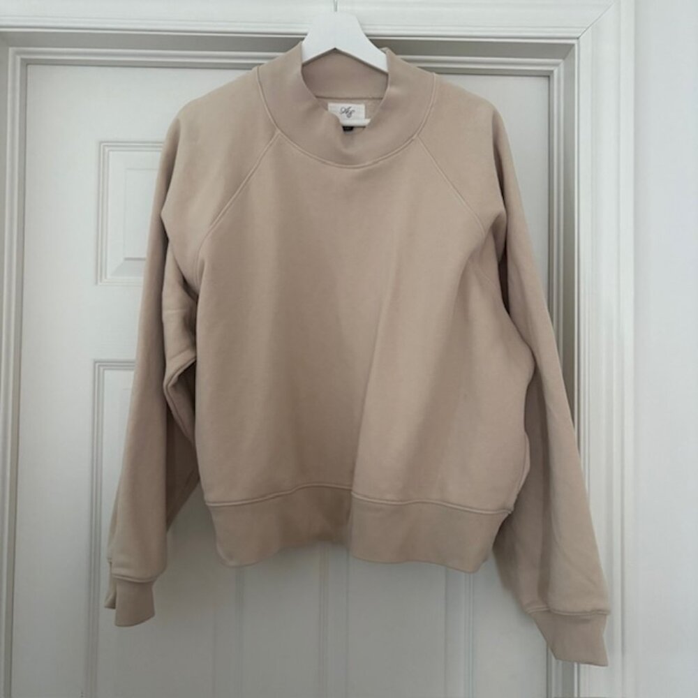 Mock neck sweatshirt
